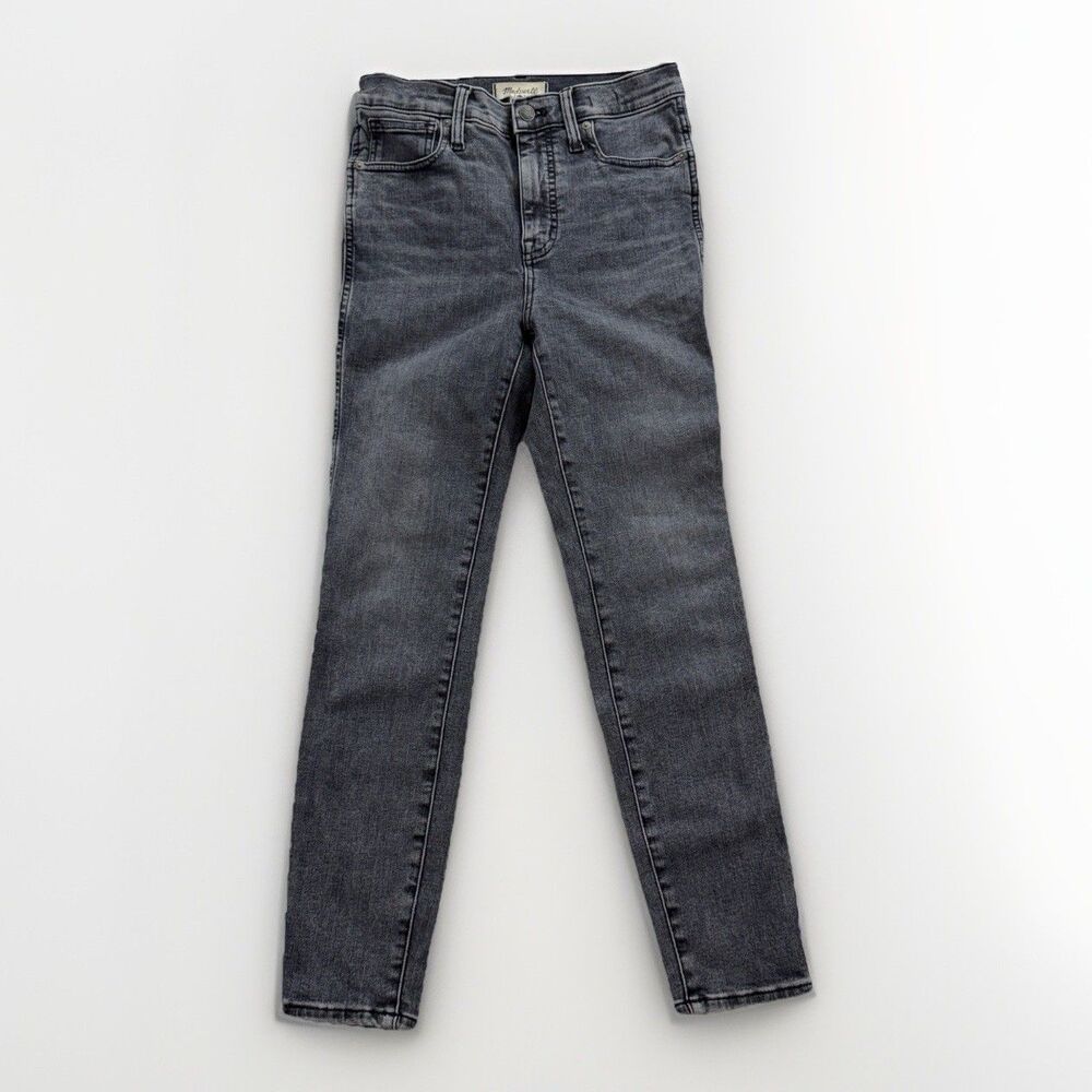 Madewell Skinny Crop 10 Inch Rise Size 27 Pants Soft Black Denim